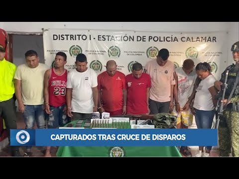 Cae alias “Manuel” y 7 presuntos miembros más del Clan del Golfo en Calamar, Bolívar