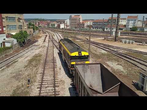 Medway 1907 a fazer manobras  com o comboio da areia na triagem do entroncamento