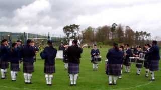 preview picture of video 'Kirkcaldy And District Pipe Band Loch Leven Scotland'