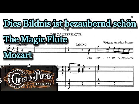 Dies Bildnis ist bezaubernd schon Piano Accompaniment Mozart The Magic Flute