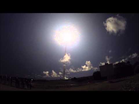 Ariane 5 VA219 with ATV-5 2014-07-29 from Toucan, Kourou, French Guiana