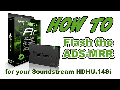 How to Flash the iDatalink ADS-MRR for your Harley Davidson when installing a Soundstream HDHU.14Si