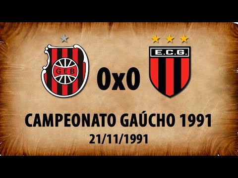 G.E.Brasil 0x0 Guarani-VA - Campeonato Gaúcho 1991
