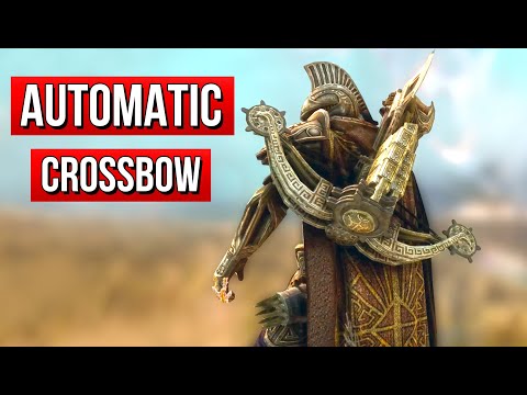 Skyrim AUTOMATIC CROSSBOW is an Insanely Fun Weapon!
