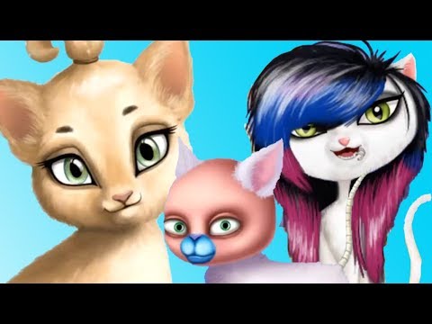 Cat Hair Salon Birthday Party - Happy Halloween - Baby Fun Play Cat Hair Salon Dress Up Kids Game