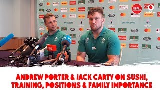 Andrew Porter &amp; Jack Carty | Irish training, sushi &amp; family importance | OTB AM