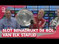 TEAMPRESTATIE! | Arne Slot schuift met HEEL DE TECHNISCHE STAF van Feyenoord aan bij persconferentie