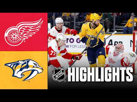 Red Wings vs. Predators | NHL Highlights | March 02, 2026