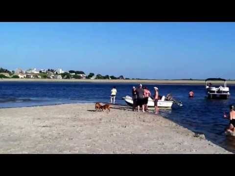 Outer sand bar between third and fourth cliff!