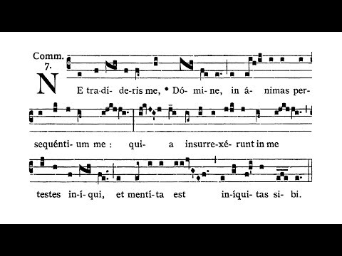 Feria VI post Dominicam I Passionis (Friday after Passion Sunday) - Communio (Ne tradideris me)