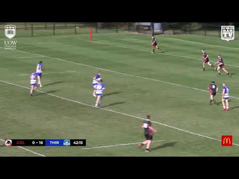2019 IDRL Under 18s Round 8 Highlights - Collegians vs Thirroul Butchers