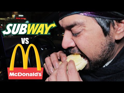 McDonalds Vegetarian Burger VS Subway 'Meatless' Meatball Sub [Science 4 Da Mandem]