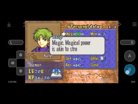 [Fire Emblem 6: Project Ember] #fireemblem #fe6 Raigh promotion and All status Up 🌑📤