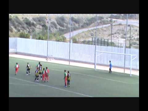 goles cd viator-pavia c partido de copa