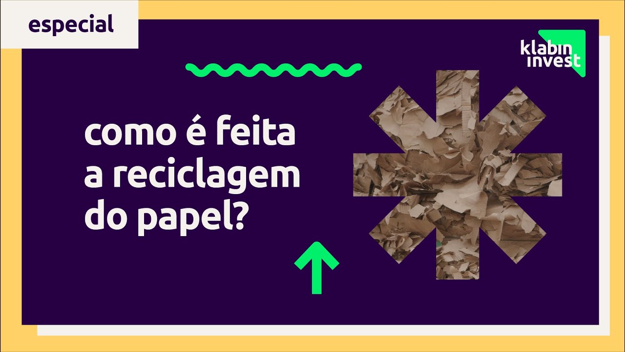Como funciona a reciclagem de papel?