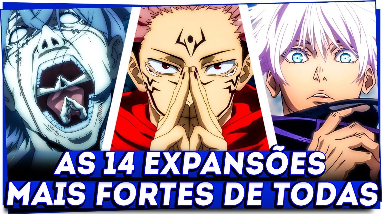TODAS AS 14 EXPANSÕES DE DOMÍNIO MAIS PODEROSAS DE JUJUTSU KAISEN EXPLICADAS