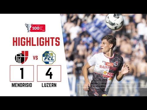 MENDRISIO-LUZERN 1-4 | HIGHLIGHTS | Festa si, impresa no | 17.08.2024 | 1/32 Coppa Svizzera