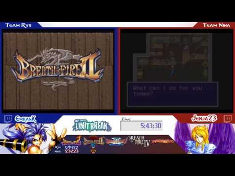 2016 BREATH of FIRE Series Relay: Breath of Fire II Pt.1/2