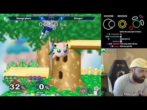 ECF #200 - Hungrybox (Jigglypuff) vs Ginger (Falco) - Top 24 WSF