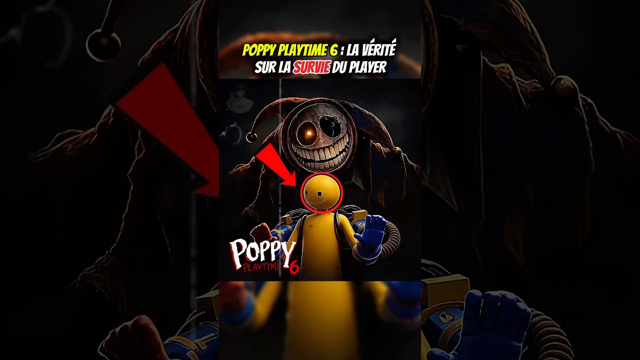 POPPY PLAYTIME 6 : LA VÉRITÉ SUR LA SURVIE DU PLAYER #shorts
