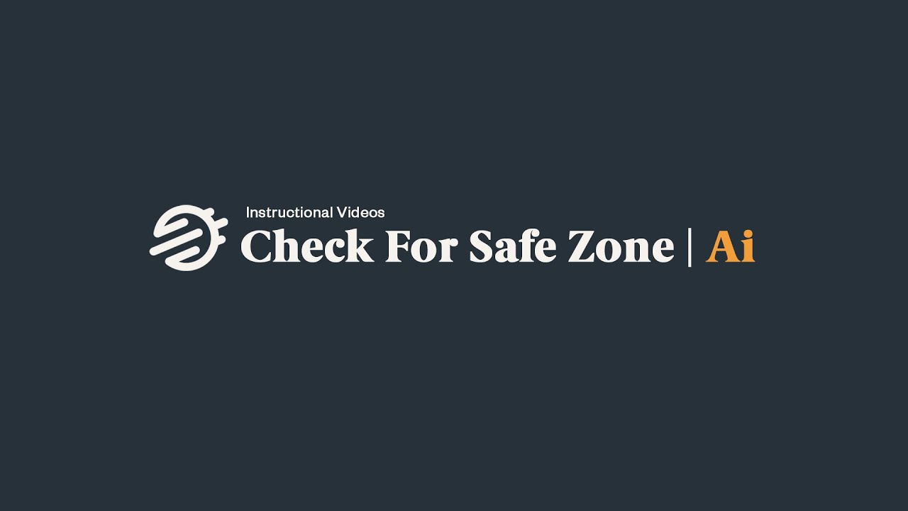 Adobe Illustrator: How to Check Artwork Safe Zone