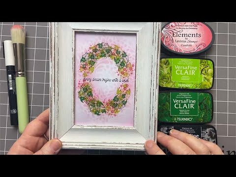 In a Frame by Karen Telfer - A Lavinia Stamps Tutorial