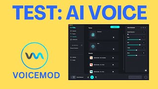 A quick test of Voicemod AI