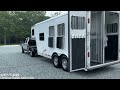 2016 Kiefer 2 Horse Trailer | 7' Full Small Compact LQ, 17' Box