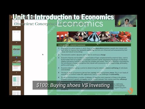 Derek’s IB Economics Unit 1: Introduction to Economics Part 1