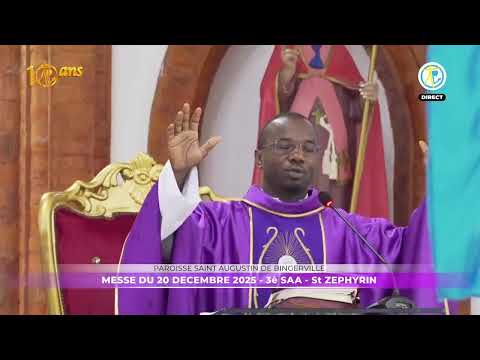 Messe du 20 décembre 2025 en direct de la paroisse Saint Augustin de Bingerville