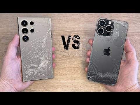 iPhone 15 Pro Max vs Samsung Galaxy S24 Ultra   DROP TEST! Will It Survive ?