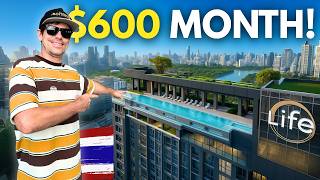🇹🇭 What $600 dollars gets you in Thailand | Condo Tour