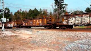 preview picture of video 'Railfanning Dinsmore and Callahan Areas'