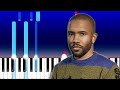 Frank Ocean Pink White Piano Tutorial