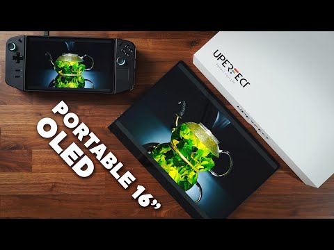 Portable Monitors Got Good!  UPerfect 16" 120hz OLED USBC Portable Monitor