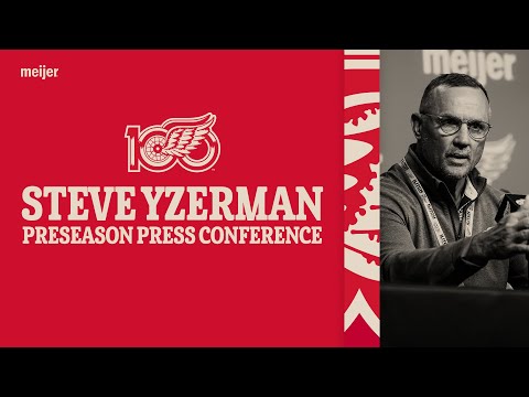 Steve Yzerman 2025 Detroit Red Wings Training Camp