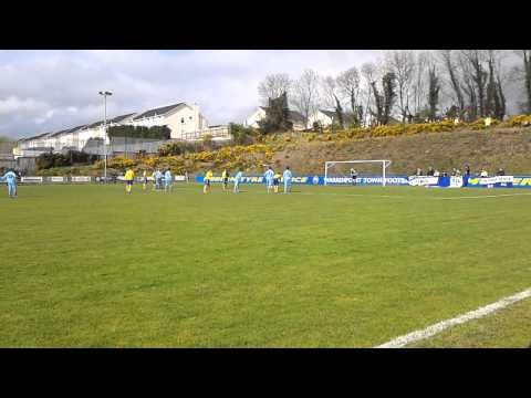 Newry Penalty miss v Warrenpoint!