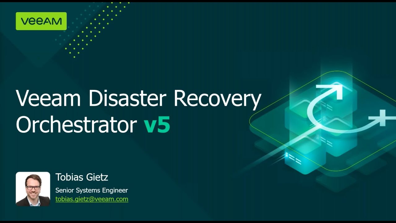 NEW Veeam Disaster Recovery Orchestrator v5 video