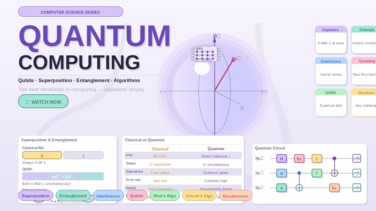 Quantum Computing Explained: Qubits, Superposition & The Future of Tech