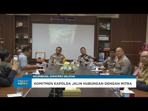 KAPOLDA SUMSEL KUNJUNGI HARIAN SUMATERA EKSPRES