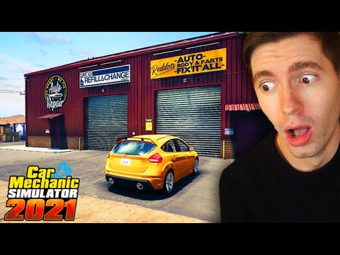 O NOVO JOGO de OFICINA MECÂNICA!!! - Car Mechanic Simulator 2021