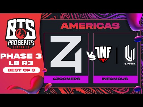 4 Zoomers vs Infamous Game 1 - BTS Pro Series 10 AM: Phase 3 w/ KMart & ET
