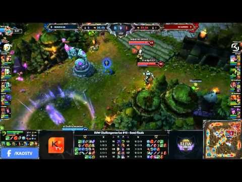 SK-Gaming Vs. Dignitas UK Map 2 - Semi-finals - EUW Challenger Series #15