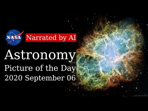 APOD: 2020-09-06 - M1: The Crab Nebula from Hubble (Narrated by Brian)
