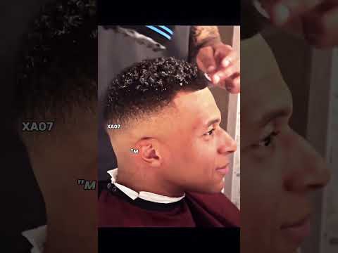 Mbappe's Hairstyle Change😲 #shorts #ronaldo #messi #mbappe #shortsvideo