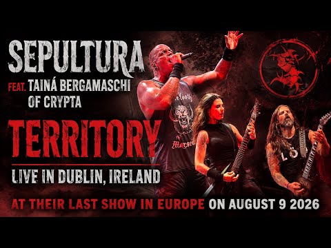 Tainá Bergamaschi (Crypta) toca "Territoy" com o Sepultura em Dublin