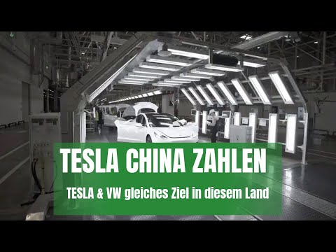 Zahlen Tesla China & Tesla/VW gleiche Ziele in diesem Land