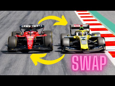 Ferrari F1 2023 SF-23 vs Super Formula - SWAP ENGINE - Suzuka GP
