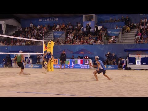 Fort Lauderdale 2018: Best Beach Volley Long Rally. Nicolai/Lupo vs Pedro Solberg/George Wanderley