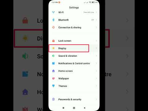 How To Enable Auto Rotate Screen In Redmi || auto rotate screen settings #shorts #viralshotrs